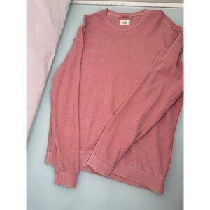 Marine Layer Men Sweatshirt Textured Pullover 100% Cotton Large L